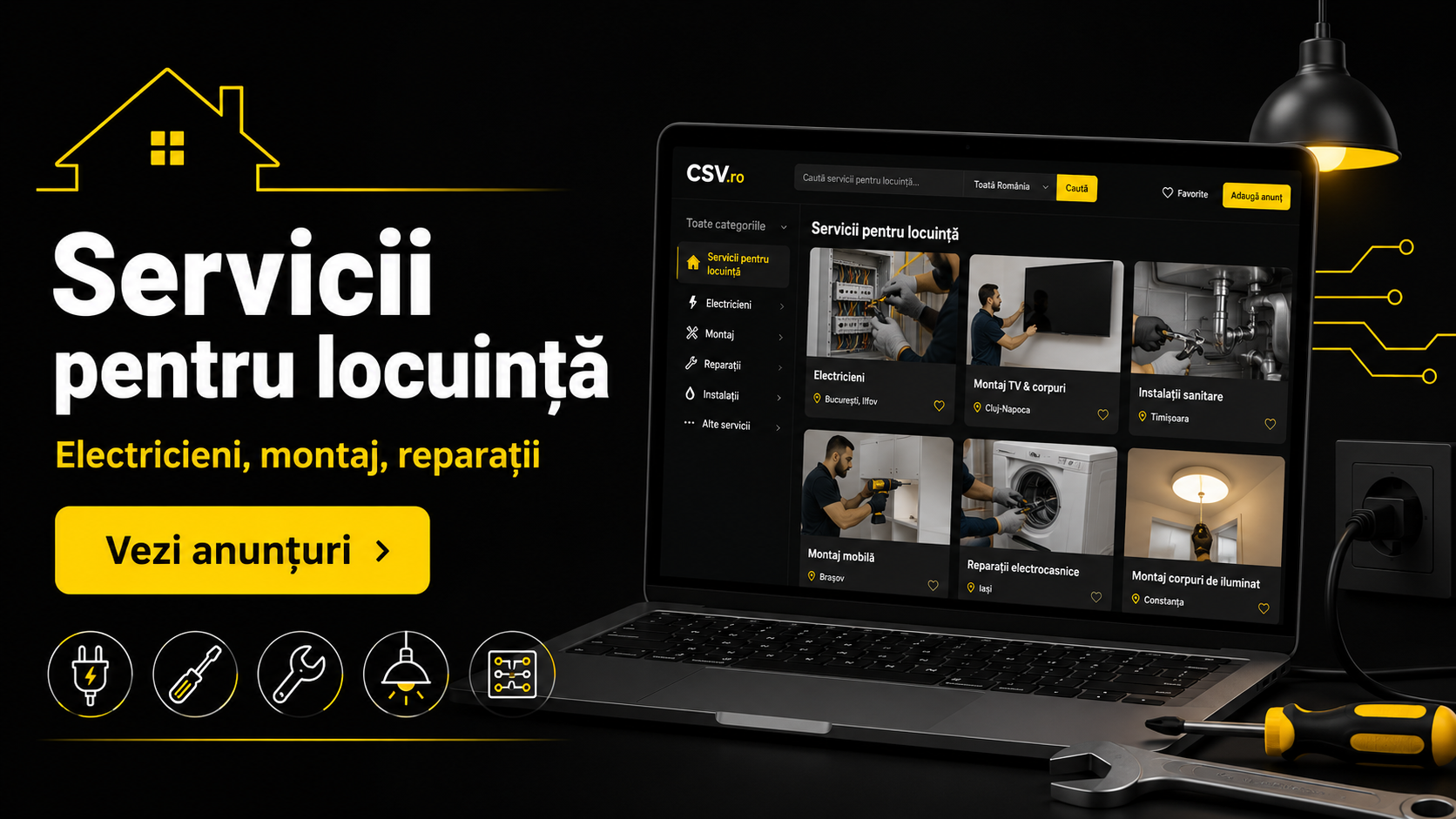 Serviciile pentru locuință pot fi comparate mai ușor când anunțurile includ zona, tipul lucrării, disponibilitatea și modul de calcul al prețului.